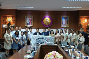 Day 2: Meeting of our ISUFST exchange students with the admin officers and students of PNRU