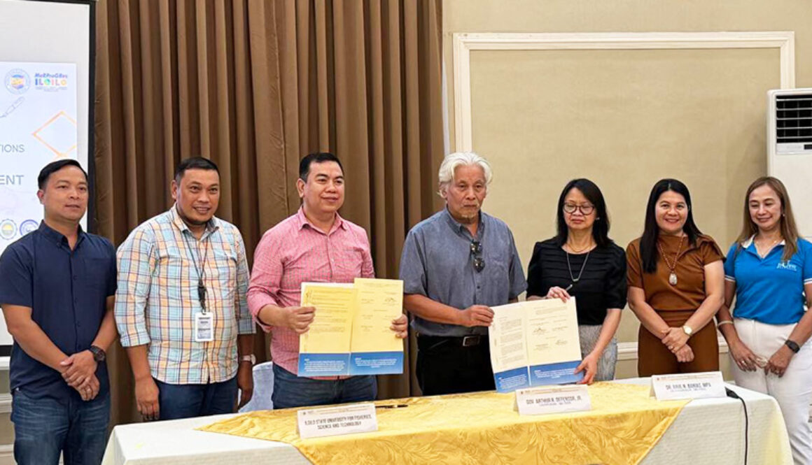 Signing of a Memorandum of Agreement (MOA) between the Iloilo Provincial Government and ISUFST