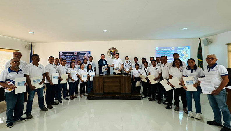 ISUFST and Municipality of San Enrique Liga ng mga Barangay stamp MOA for Technology Transfer Initiative