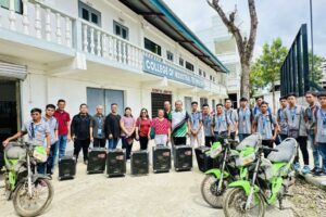 The Philippine Statistics Authority (PSA) Region VI donates motorcycles and sound equipment to ISUFST