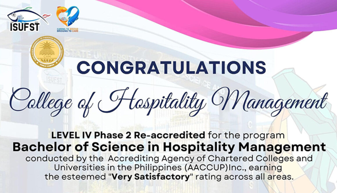 Dingle Campus Hospitality Management Program Earns Level IV Re-Accreditation