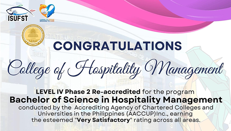 Dingle Campus Hospitality Management Program Earns Level IV Re-Accreditation