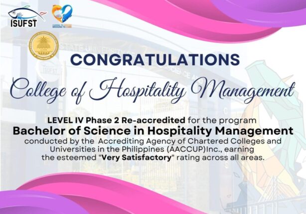 Dingle Campus Hospitality Management Program Earns Level IV Re-Accreditation