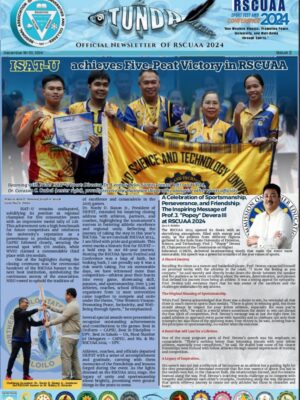 Western Visayas RSCUAA 2024’s Final Issue of Tunda is Live!