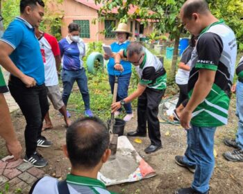 ISUFST Faculty and Staff Embrace Sustainability by Upcycling Plastic Waste at Peace Pond