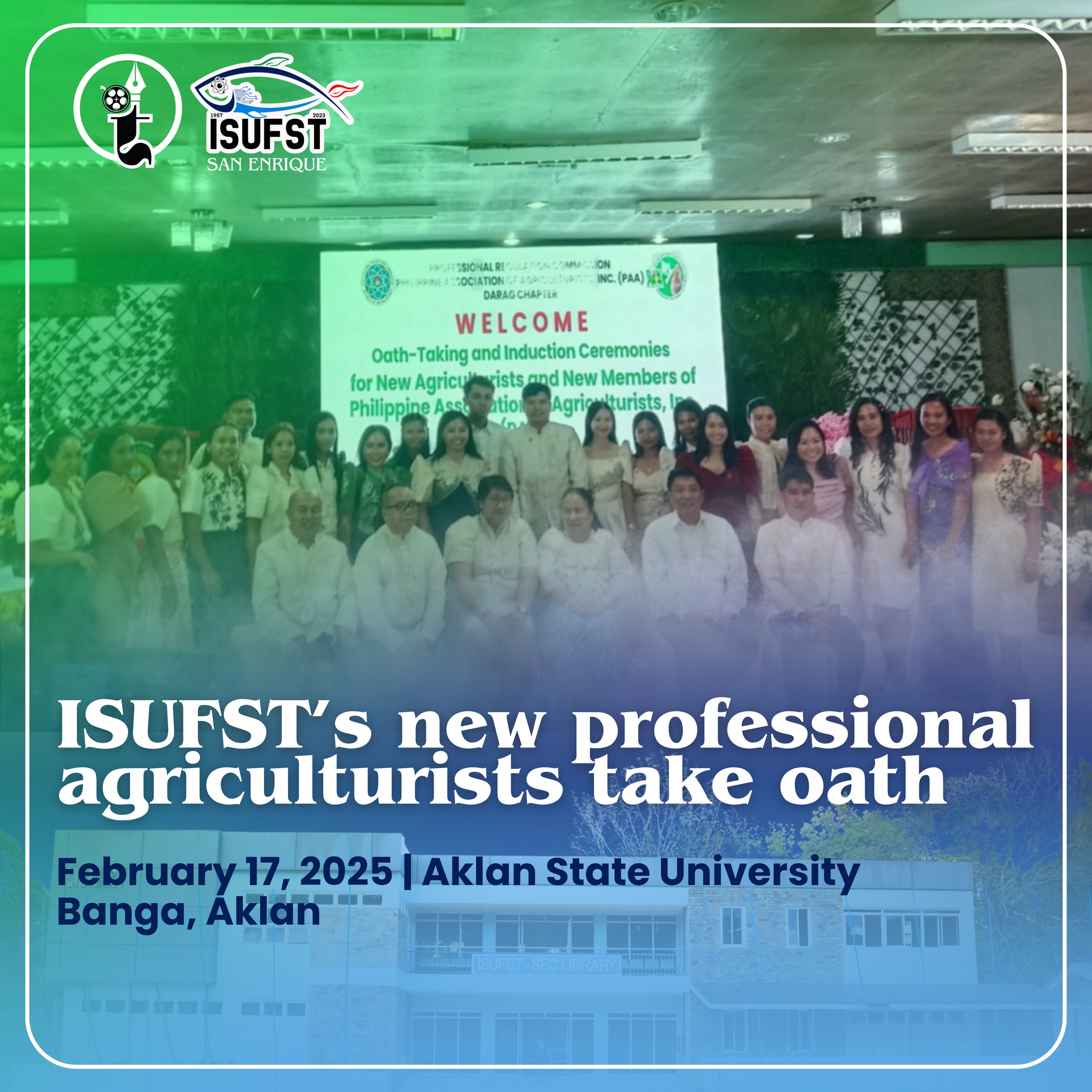 ISUFST’s New Professional Agriculturists Take Oath