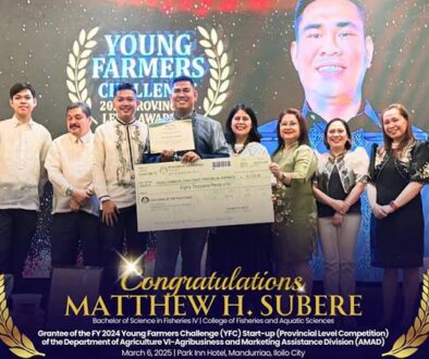 ISUFST Fisheries Student Receives Young Farmers Challenge Start-Up Grant