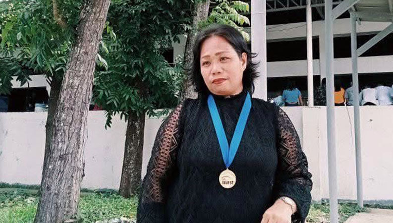 ISUFST Student Regina M. Planto: The 43-Year Old Mom of Seven who tenaciously walked her way to a Degree