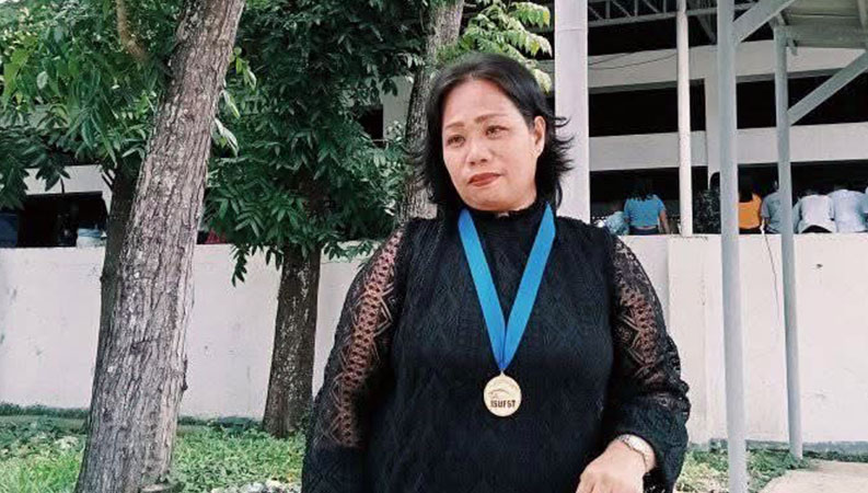 ISUFST Student Regina M. Planto: The 43-Year Old Mom of Seven who tenaciously walked her way to a Degree