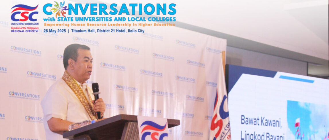 Dr. Siason shares ISUFST’s Bold HR Reforms in CSC VI Hosted ‘Conversation with SUCs’