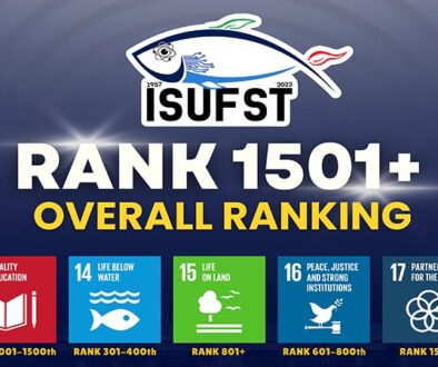 ISUFST joins Global SDG Rankings, Shines in 5 Key Areas