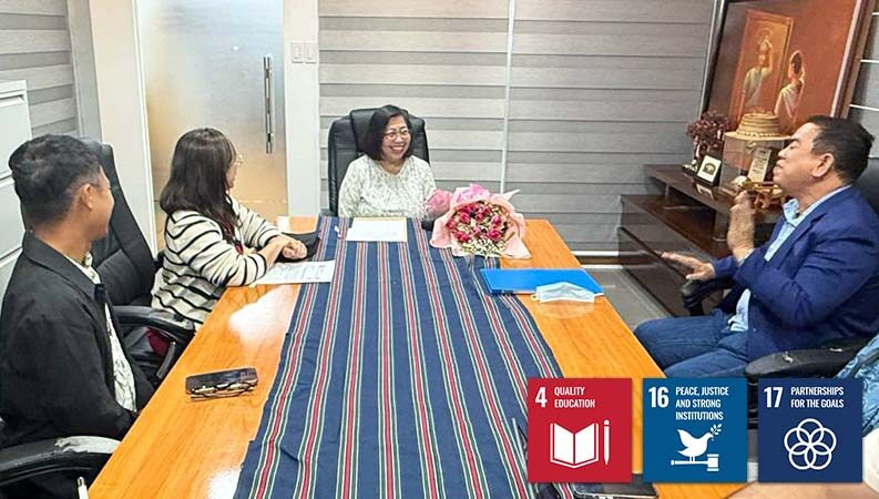 ISUFST Leadership Pays Courtesy Visit to CHED Commissioner Canapi