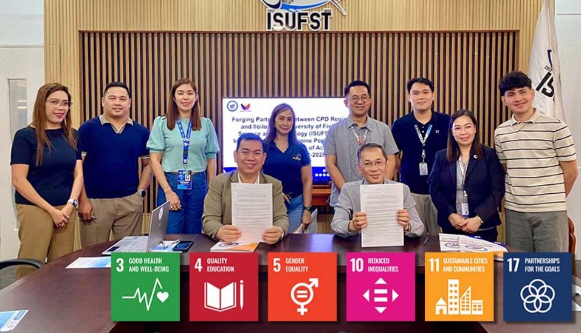 Forging Partnerships, Empowering Communities: ISUFST and CPD Region VI Seal MOU