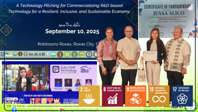 ISUFST Researcher Bags 2nd Place in RSTW 2025 Pitching Event