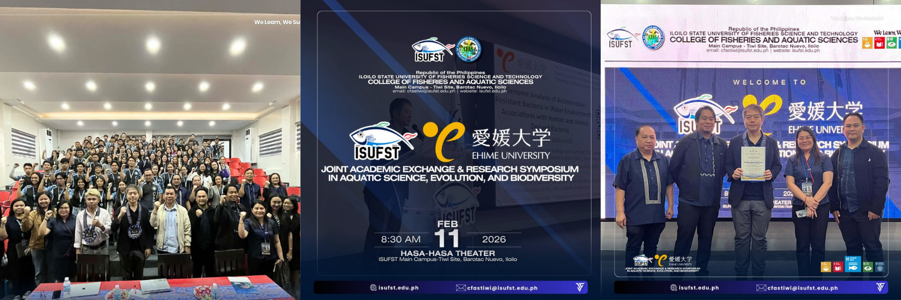 ISUFST–Ehime University Joint Academic Exchange & Research Symposium